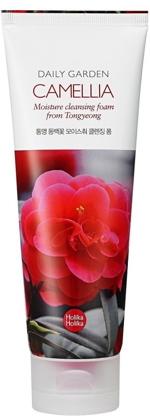 Пенка для умывания лица очищающая с экстрактом камелии | Daily Garden | Holika Holika