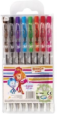 Набор шариковых ручек, 8 цветов | Фиксики | Centrum