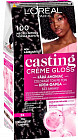 Краска-уход для волос стойкая «Casting Creme Gloss» без аммиака, оттенок 100 Черная ваниль