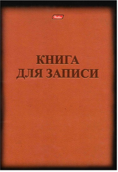 Книга для записи в клетку (48 листов формата А4 на скрепке)