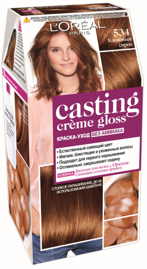 Краска-уход для волос «Casting Creme Gloss», оттенок 534 Кленовый сироп