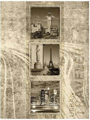 Тетрадь в клетку (96 листов формата А4 на спирали) | Traveler | Hatber