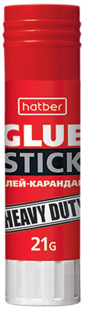Клей-карандаш на ПВА основе (21 гр) | Hatber