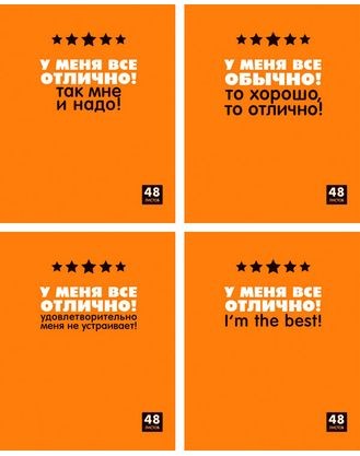 Тетрадь ученическая (48 листов, А5)
