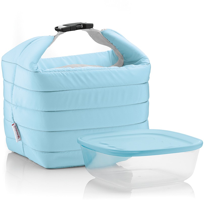 Термосумка и контейнер (голубой) | Handy | Guzzini