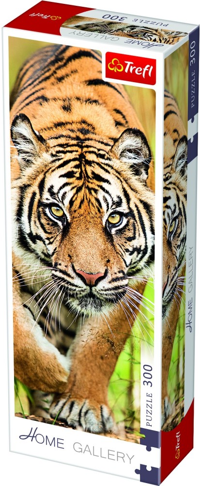 Пазл «Затаившийся тигр», 300 элементов | Домашняя галерея | Trefl