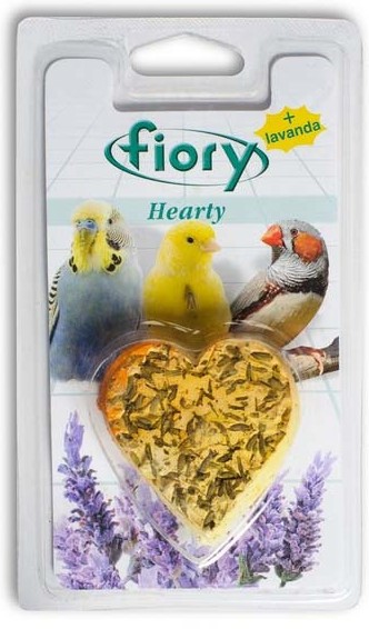 Био-камень для птиц с лавандой (45 г) | Hearty | Fiory