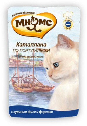 Корм для кошек «Катаплана по-португальски» с форелью (85 г)