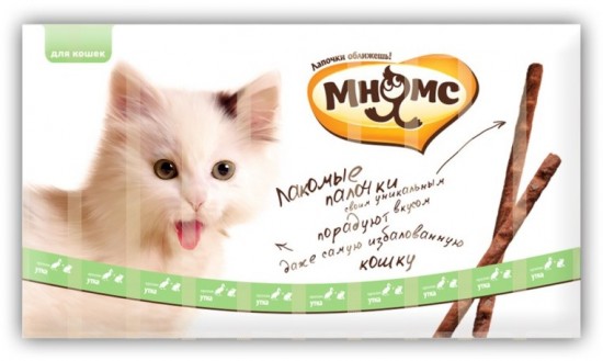 Лакомые палочки для кошек с уткой и кроликом (13,5 см, 10 шт х 5 г)