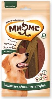 Мясные полоски для собак «Ассорти» (12 шт х 10 г)