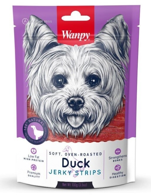 Лакомство для собак «Утиная соломка» (100 г) | Dog | Wanpy