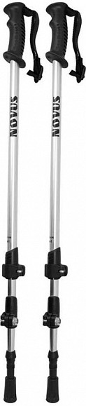 Треккинговые палки NTP-01 silver (65-135 см) | Novus