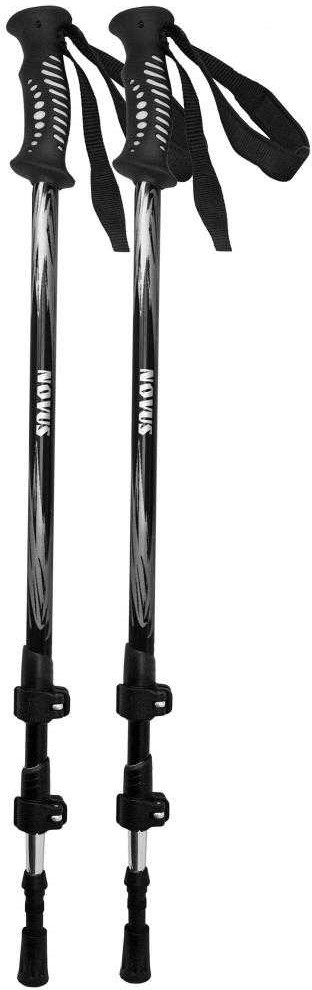 Треккинговые палки NTP-02 black (65-135 см) | Novus