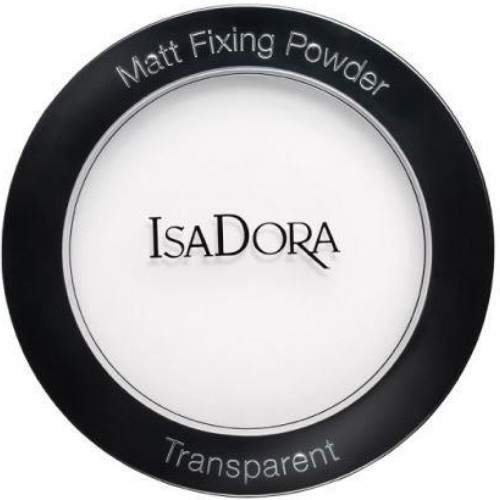 Пудра для лица компактная «Matt Fixing Blotting Powder», оттенок 00 Colorless | IsaDora