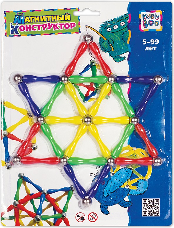 Магнитный конструктор «Звезда» | Волшебное притяжение | Kribly Boo