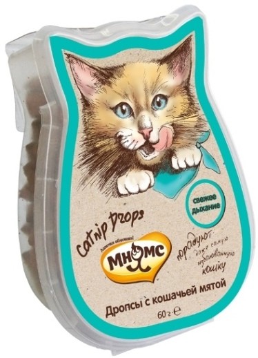 Дропсы с кошечьей мятой для кошек (60 г) | Drops | Мнямс