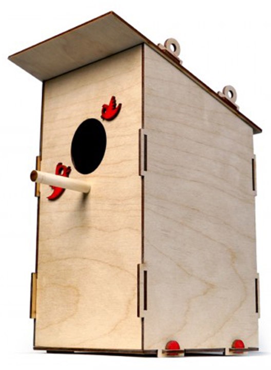 Деревянный конструктор «Скворечник для птиц» | Lemmo