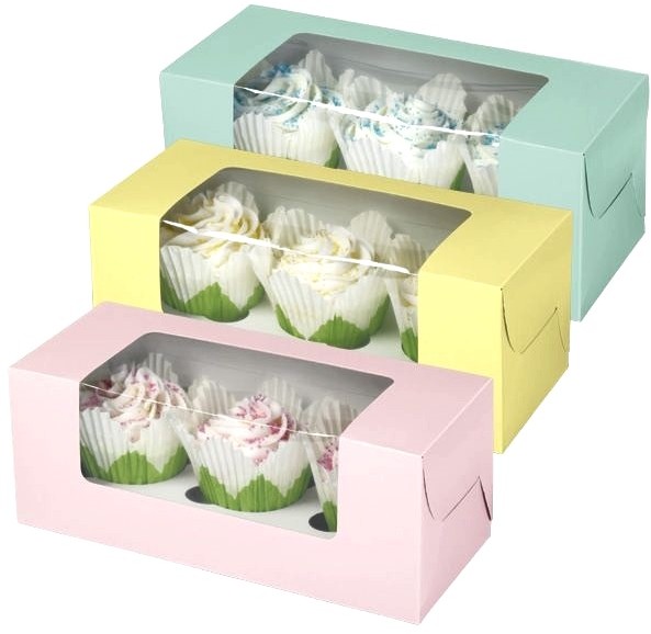 Набор коробок для сладостей «Пастельные цвета» (3 шт) | Wilton