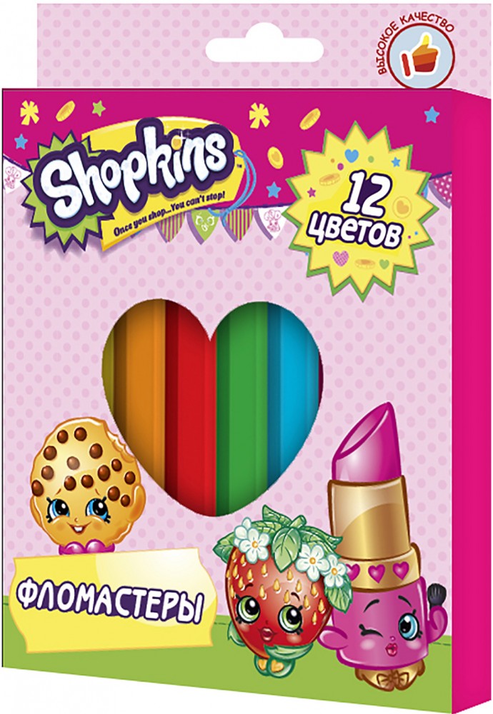 Набор фломастеров | Shopkins