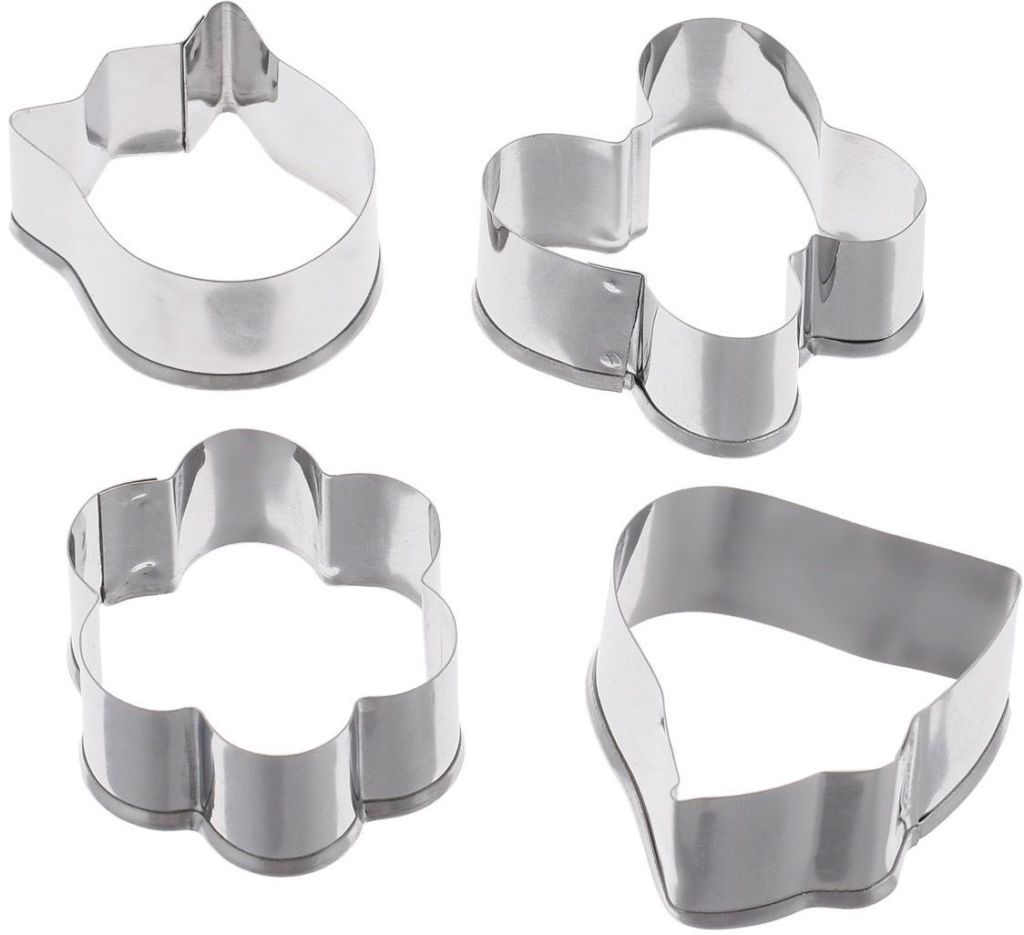 Набор форм для вырезания «Цветы в саду» (4 шт) | Wilton