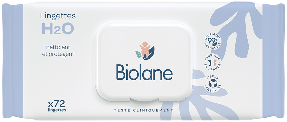 Салфетки очищающие «Н2О» | Biolane