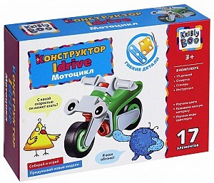 Конструктор «Мотоцикл» (17 деталей) | Idrive | Kribly Boo