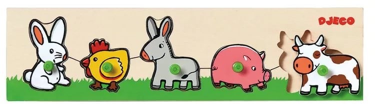 Рамка-вкладыш «Ферма» | Djeco