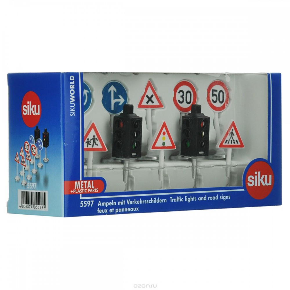 Набор Светофоры и дорожные знаки | Siku World | Siku