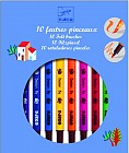 Набор двухсторонних фломастеров (классические цвета, 10 штук)