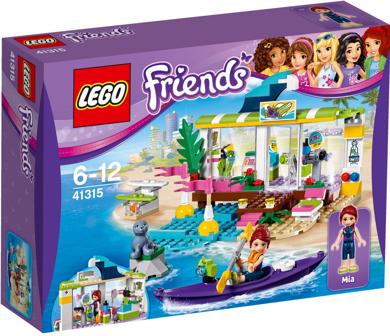 Серф-станция Мии | LEGO Friends | LEGO (ЛЕГО)