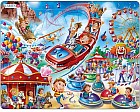 Пазл «Парк аттракционов» (17 элементов)