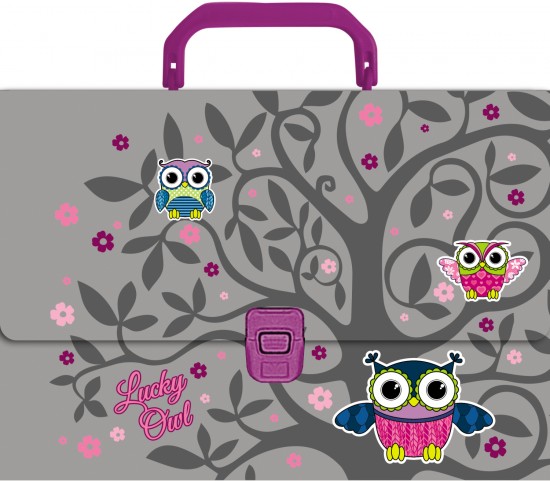 Портфель пластиковый «Lucky Owl»