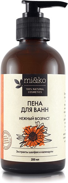 Пена для ванны | Нежный возраст | Mi&ko