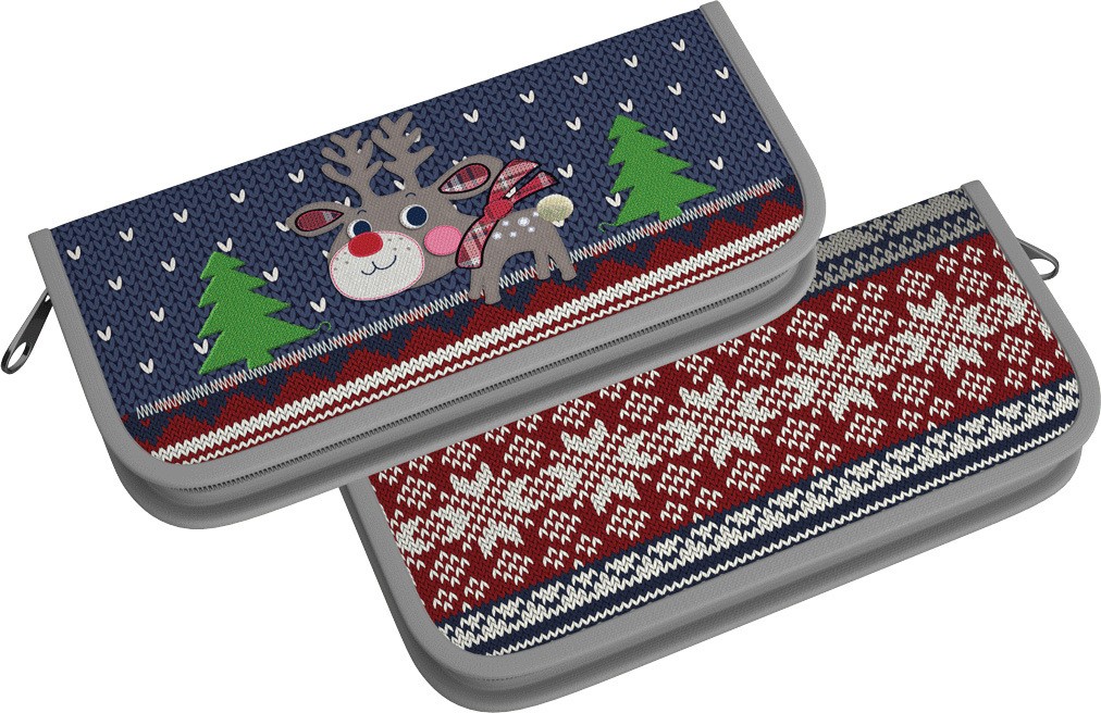 Пенал-книжка «Christmas mood» (с наполнением) | Erich Krause