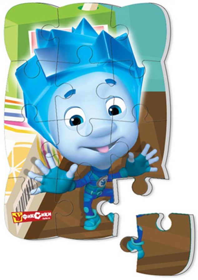 Магнитный пазл «Нолик», 12 элементов | Фиксики | Vladi Toys