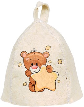 Шапка детская «Мишка» | Войлок шапки | Hot Pot