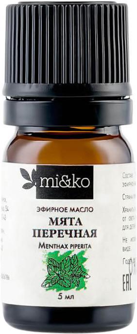 Эфирное масло «Мята перечная», органик | Mi&ko