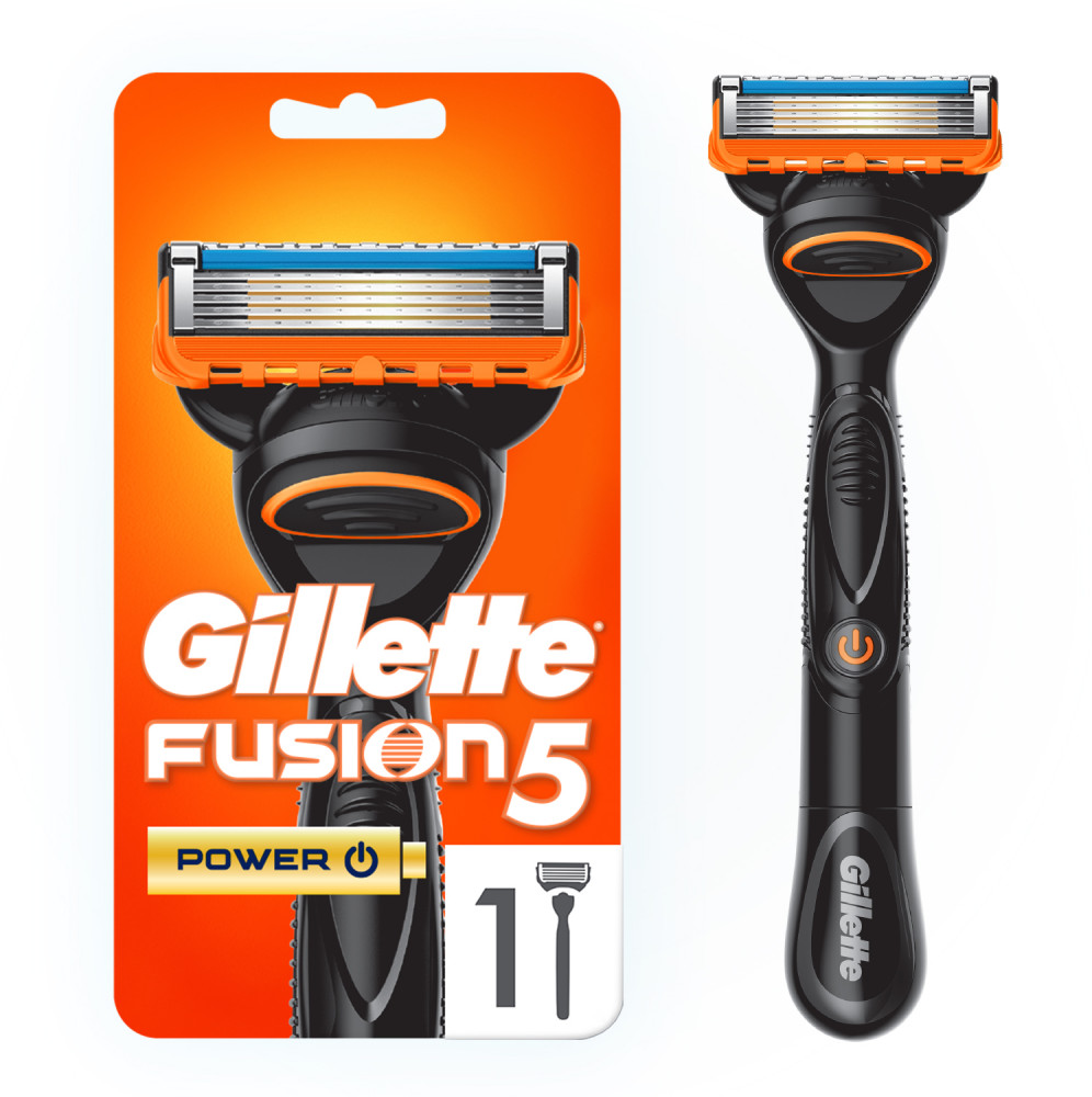 Бритва Gillette Fusion Power с 1 сменной кассетой | Fusion | Gillette