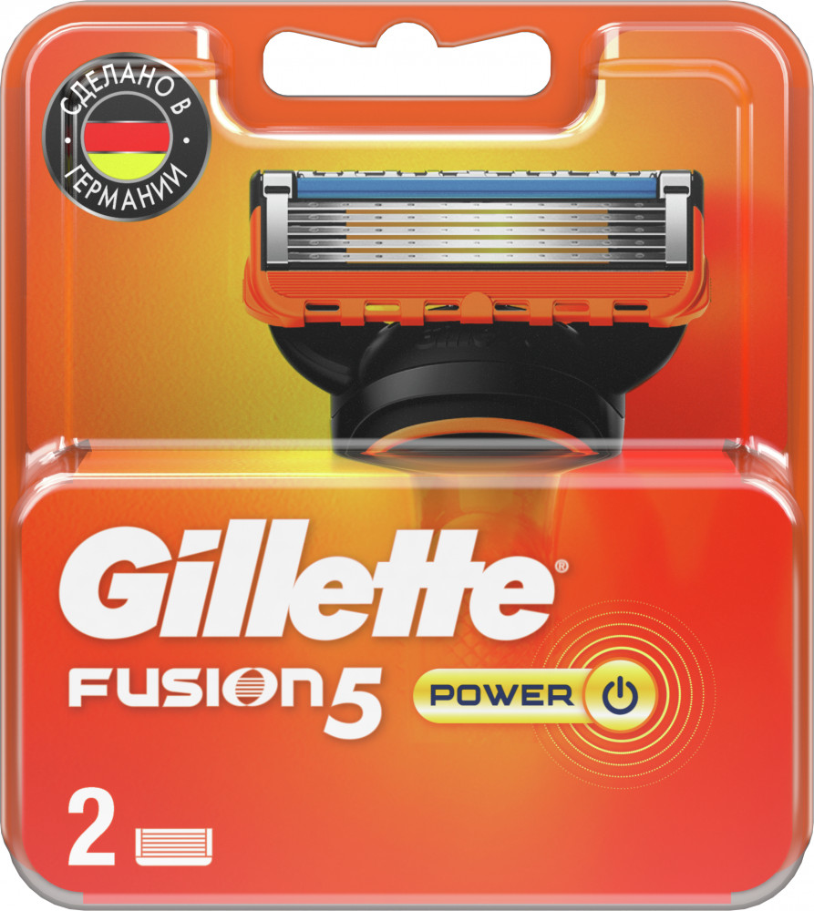 Сменные кассеты для бритья Gillette Fusion Power | Fusion | Gillette