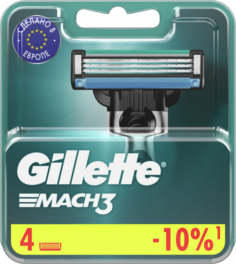Кассеты сменные для бритья | Mach3 | Gillette