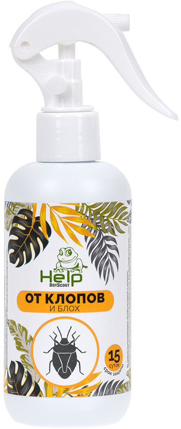 Спрей от клопов и блох инсектицидный (200 мл) | Help