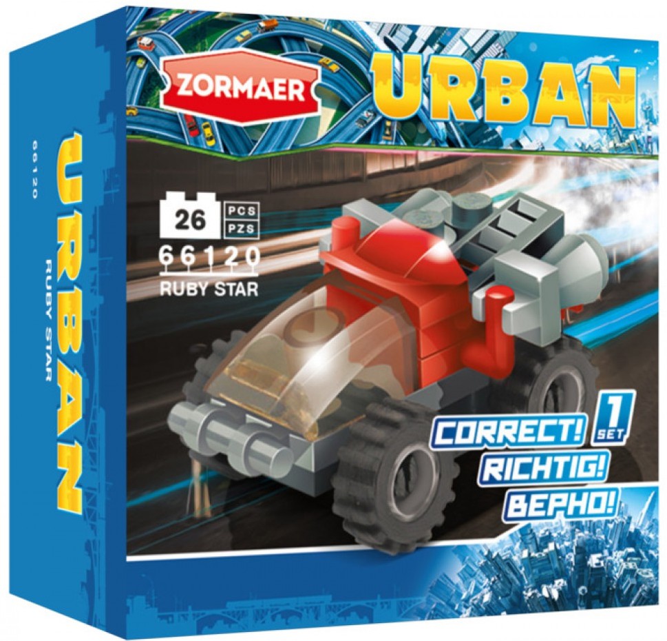 Конструктор «Рубиновая звезда» (26 деталей) | Urban | Zormaer