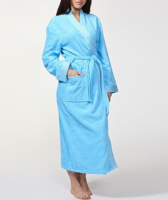 Халат женский махровый гладкокрашеный «Venezia» | Venezia | ДМ Текстиль