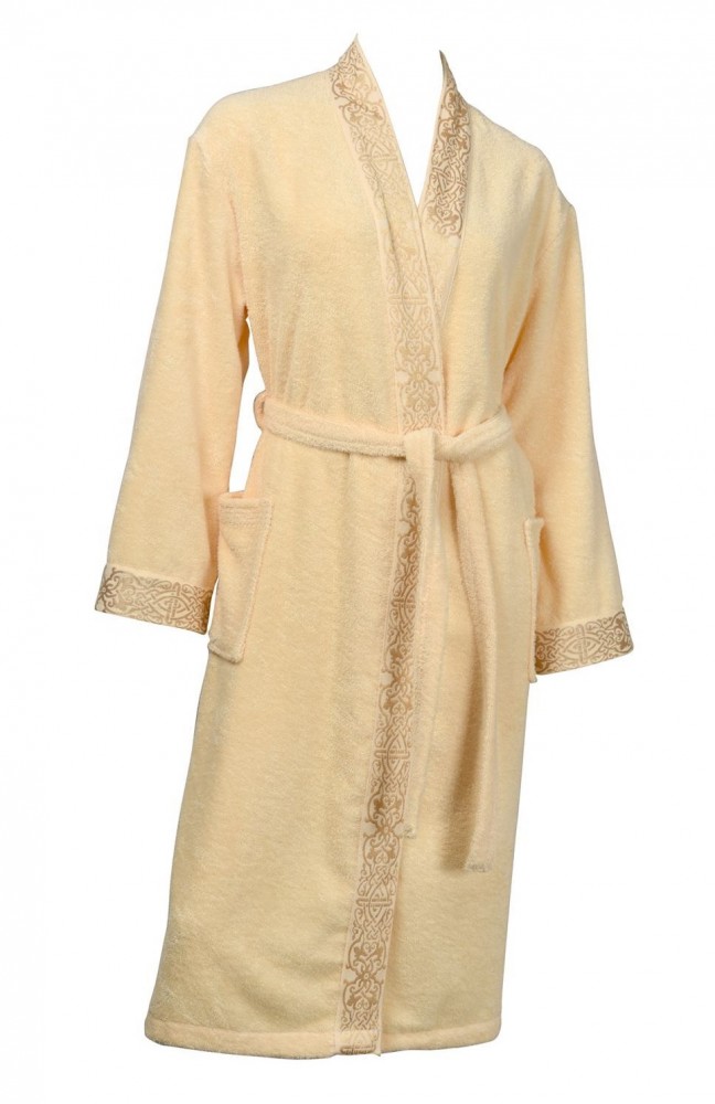 Халат женский махровый гладкокрашеный «Vincenzo» | Vincenzo | ДМ Текстиль