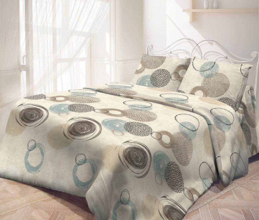 Комплект постельного белья «Бриз» (евро, бязь, 2 наволочки 70х70) | Самойловский Текстиль