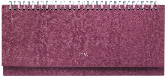 Планинг 2018 «Lizard» (297х109 мм, 128 листов), бордовый