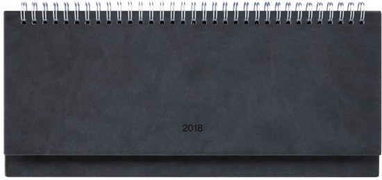 Планинг 2018 «Vivella» (297х109 мм, 128 листов), черный