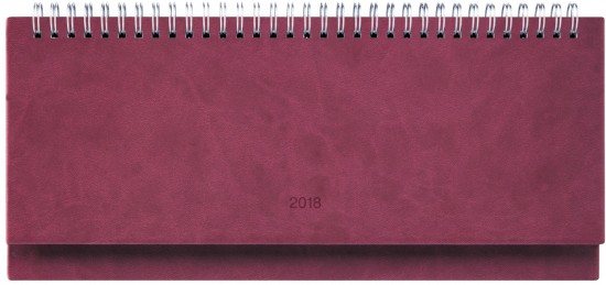 Планинг 2018 «Vivella» (297х109 мм, 128 листов), бордовый