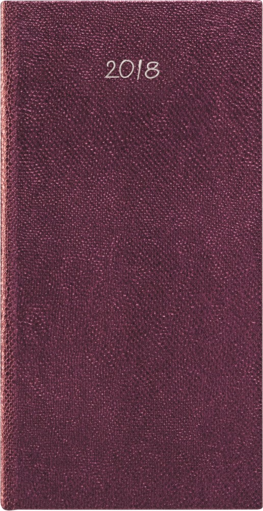 Еженедельник карманный 2018 «Lizard» (80х155 мм), бордовый | Еженедельники датированные | Erich Krause