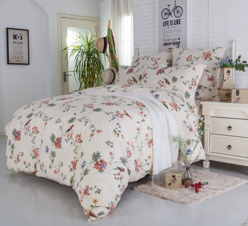 Комплект постельного белья (1,5-спальный, поплин, 2 наволочки 70х70) | Сайлид-текстиль